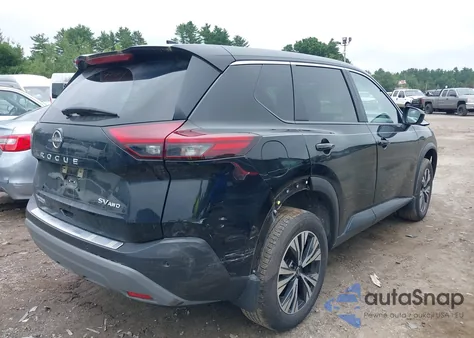 2023 Nissan Rogue Sv Intelligent Awd from USA, damaged, VIN JN8BT3BB3PW494480